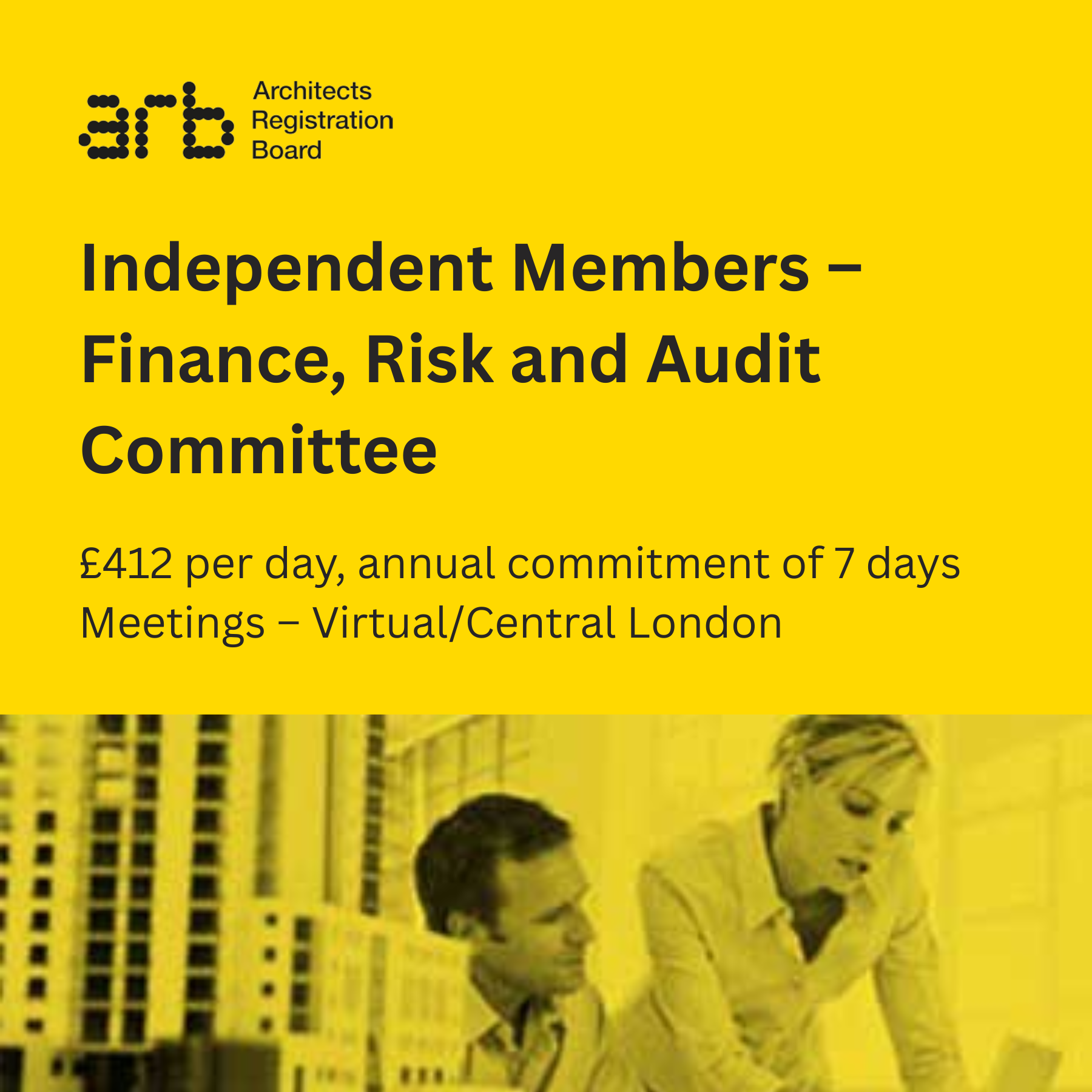 Architects Registration Board ad