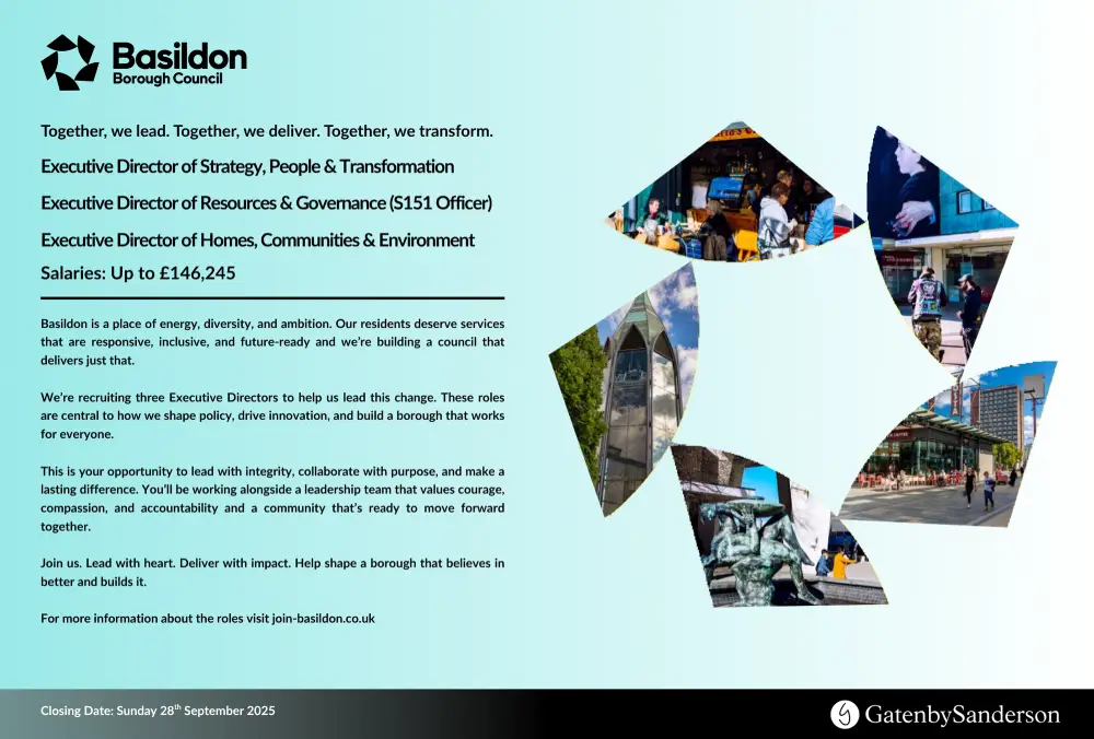Basildon Council print ad