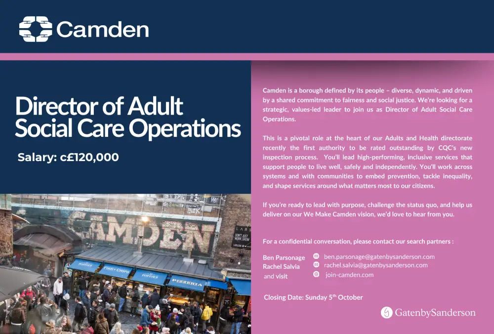 Camden Council print ad