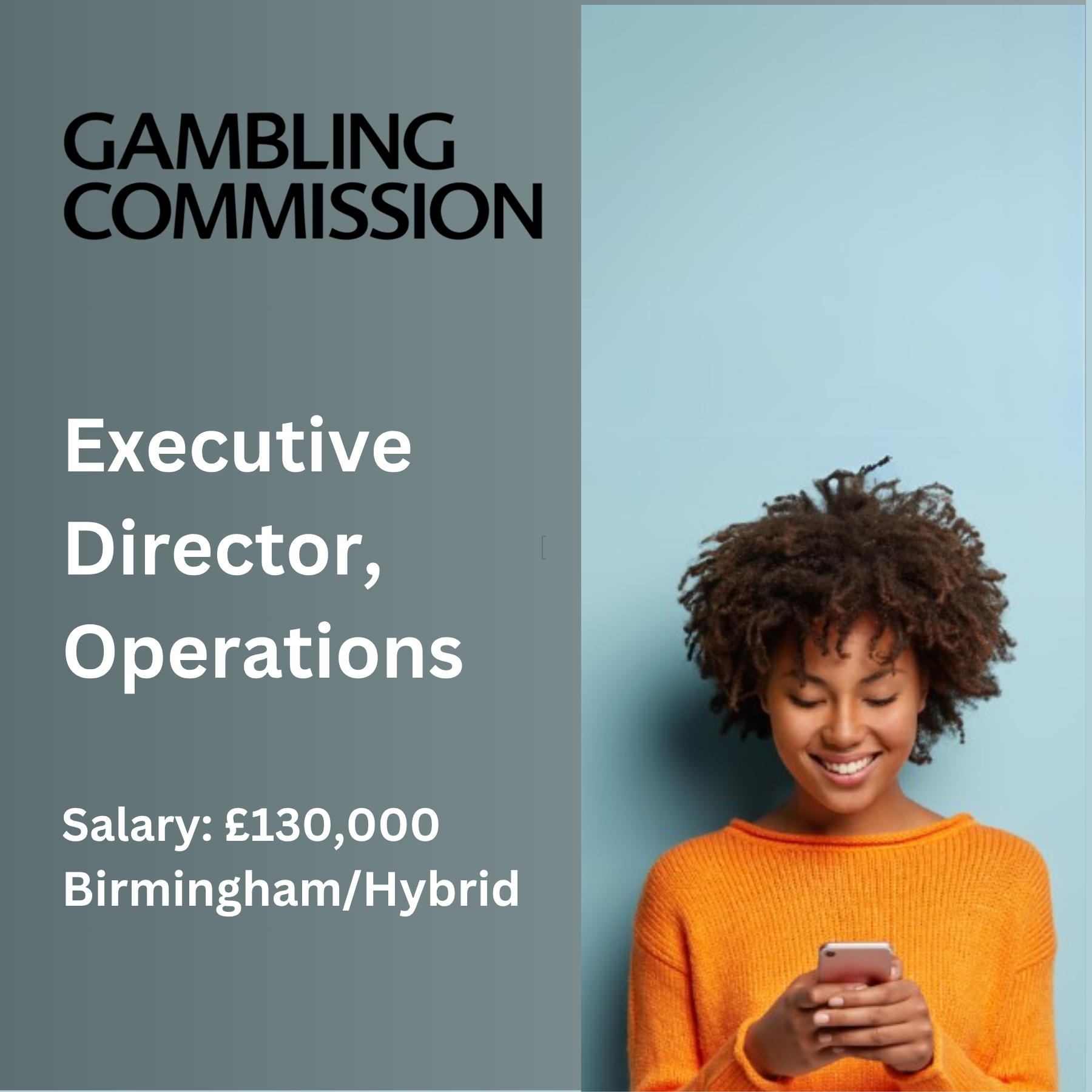 Gambling Commission LinkedIn ad