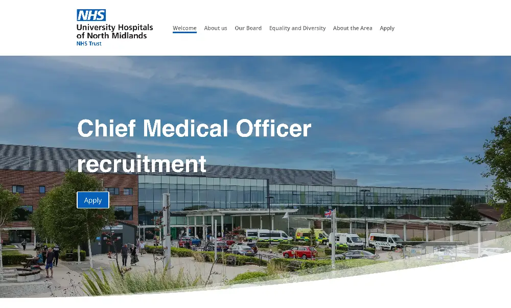 NHS UHNM website