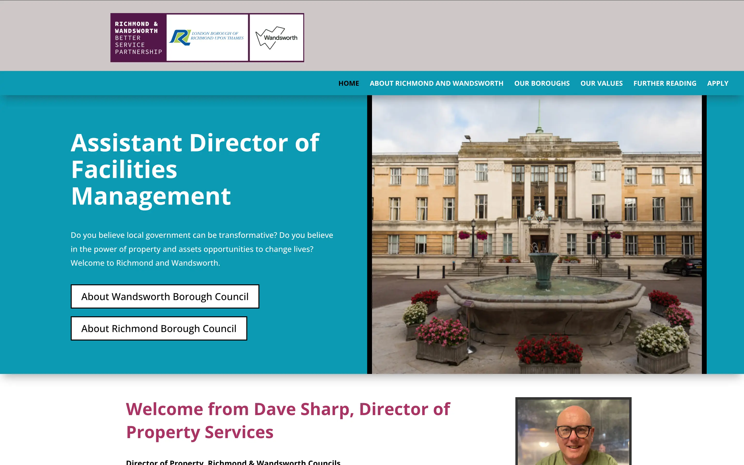 Richmond & Wandsworth council website